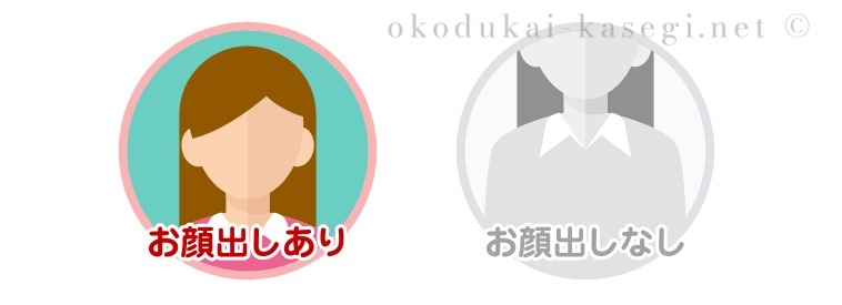 BBchatTVの顔出しあり、顔出しなし画像